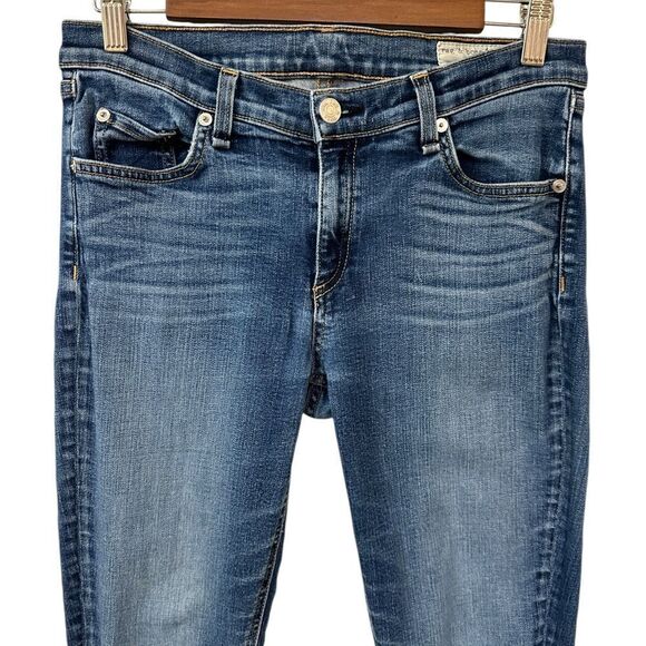Rag & Bone The Dash Mid Rise Skinny Jeans in Preston Size 28 - Picture 4 of 10